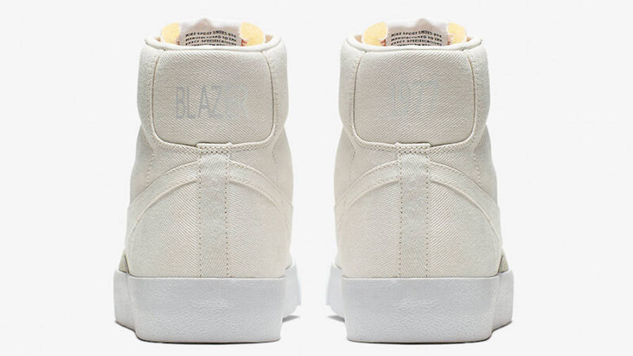 white canvas nike blazer