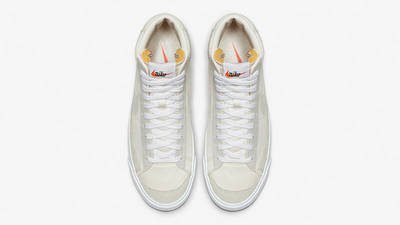 white canvas nike blazer