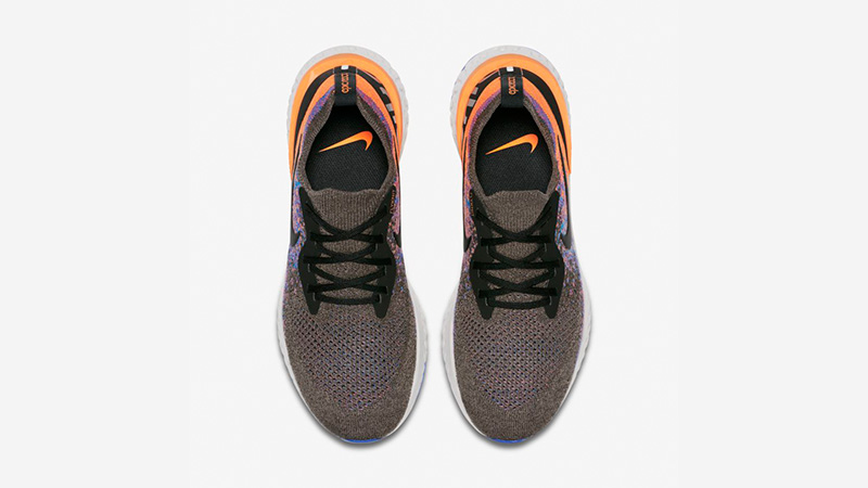 nike epic react brown orange