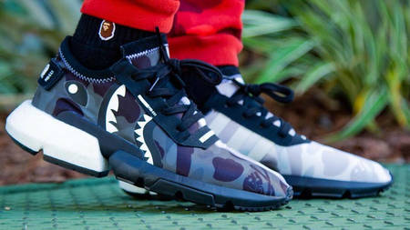 An On Foot Look At The BAPE x Neighborhood x adidas Originals POD-S3.1 An On Foot Look At The BAPE x Neighborhood x adidas Originals POD-S3.1