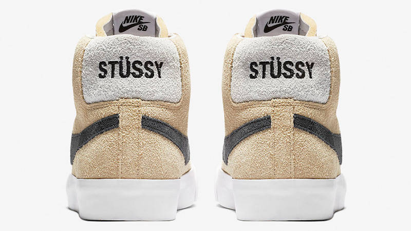 Stussy x Nike SB Blazer Mid Gold Black