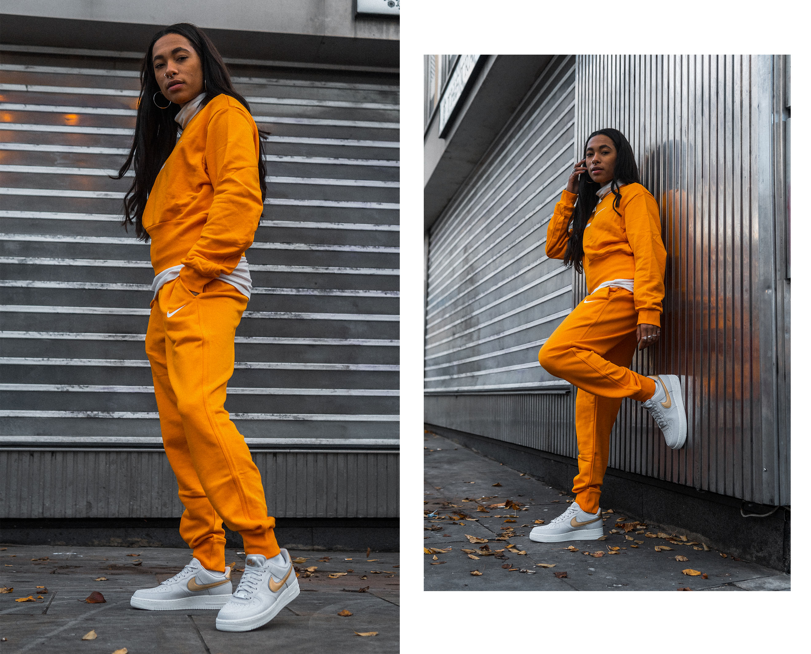Styling: Nike Metallic Pack Air Max 97, Air Max Plus TN, Air Force 1