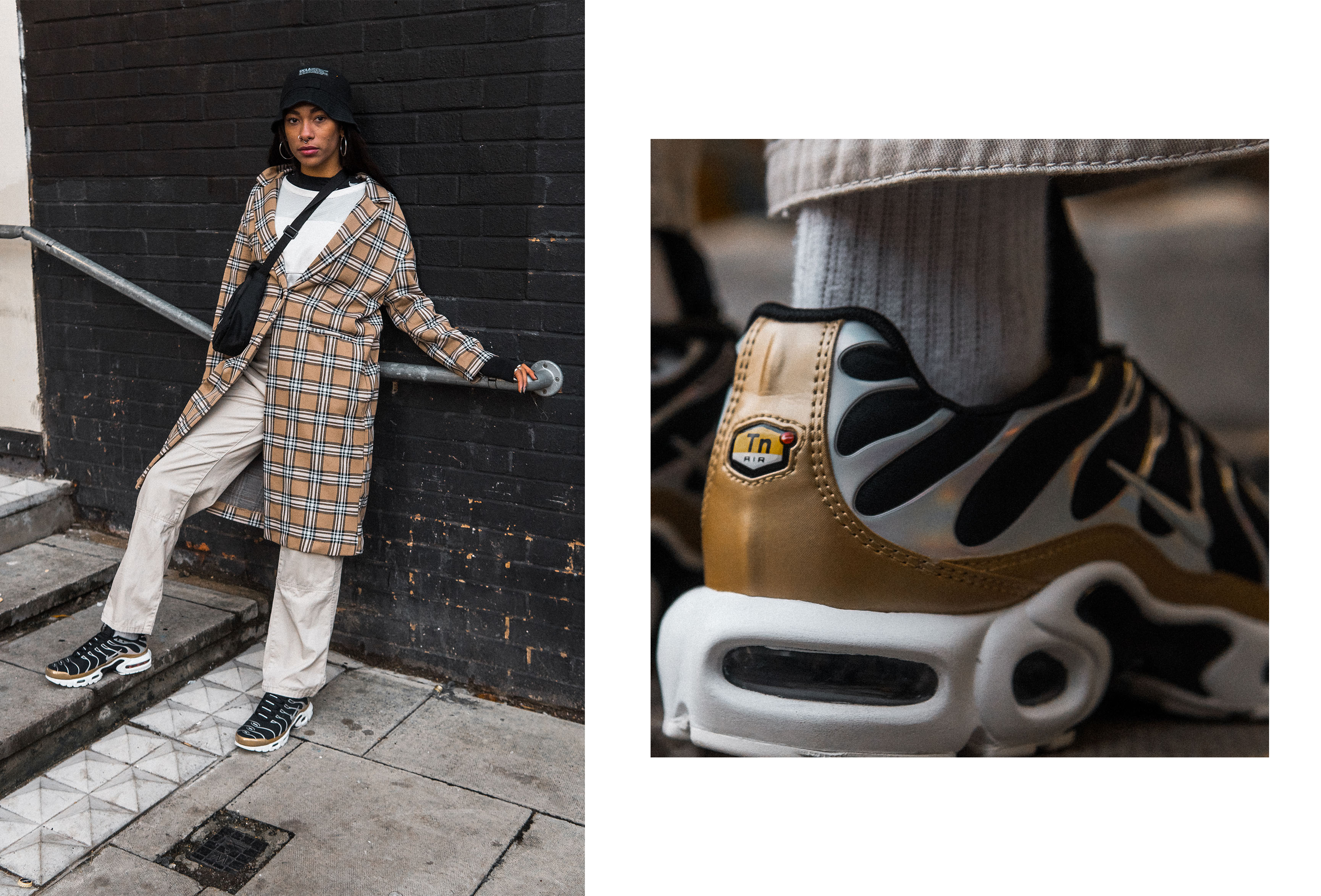 Styling: Nike Metallic Pack Air Max 97, Air Max Plus TN, Air Force 1