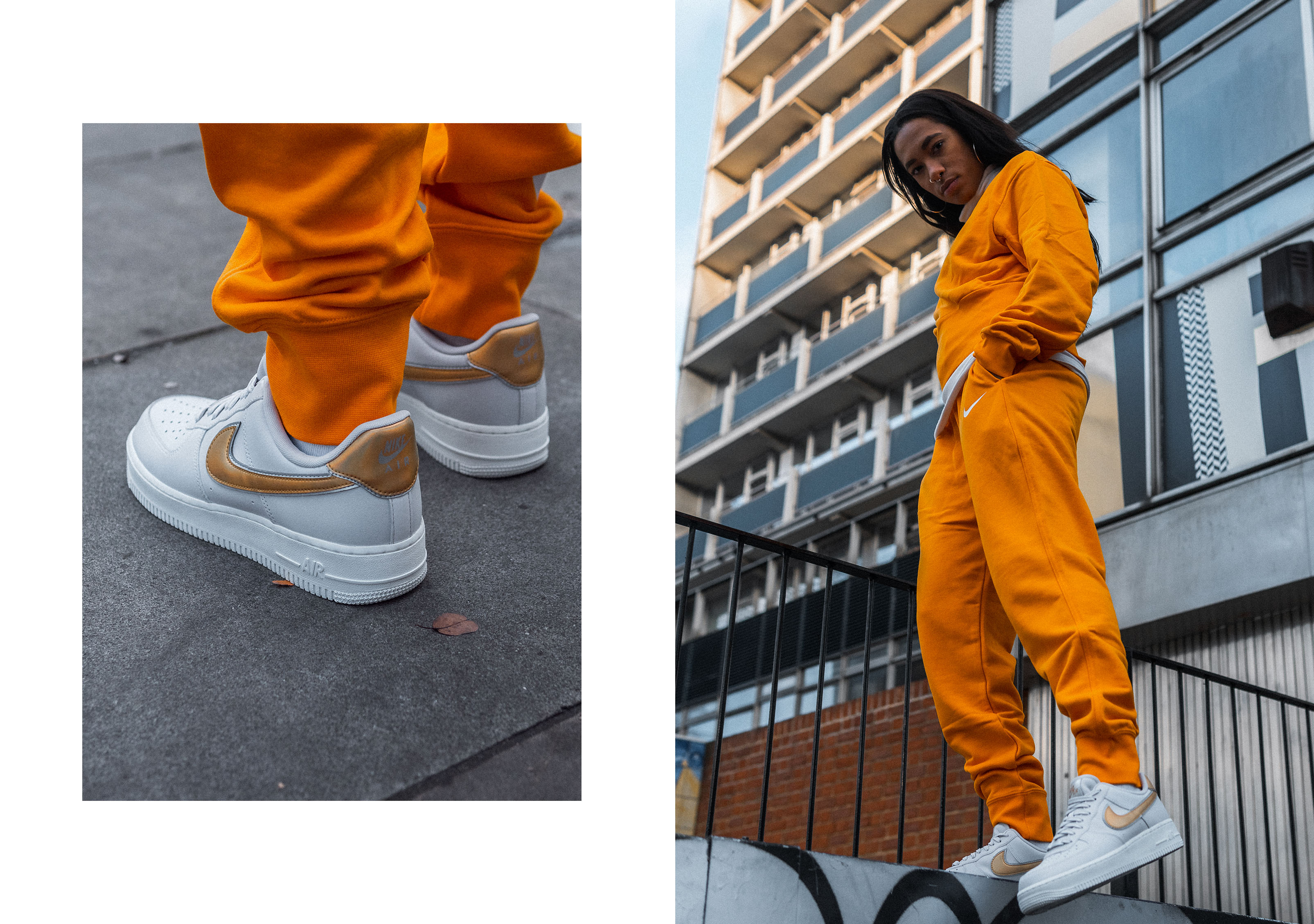 Styling: Nike Metallic Pack Air Max 97, Air Max Plus TN, Air Force 1