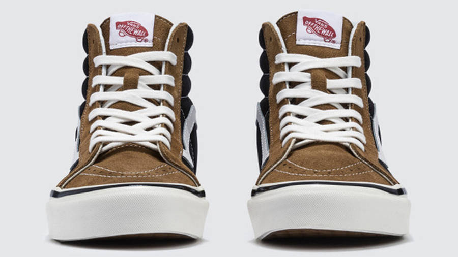 vans sk8 hi black and brown