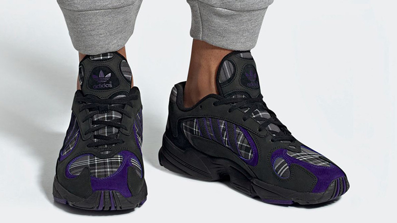 purple adidas yung 1