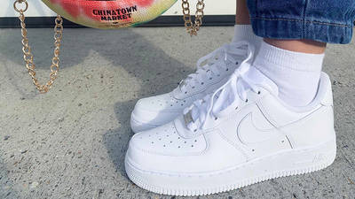 Nike Air Force 1 Low GS White DH2920-111 on feet 2