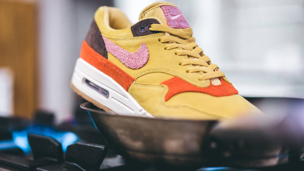 Premium Materials Feature On The Nike Air Max 1 ‘Wheat Gold’