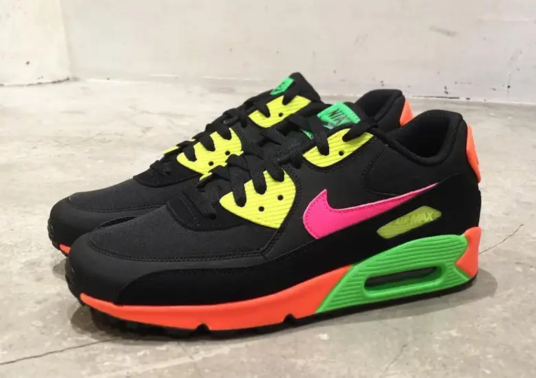 Neon Vibes Feature On The Nike Air Max 90 | The Sole Supplier