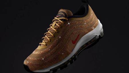 Gold And Crystal Vibes Hit The Nike Air Max 97 'Swarovski'