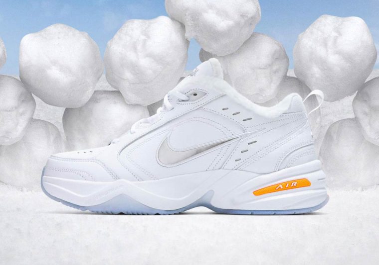 nike air monarch snow day