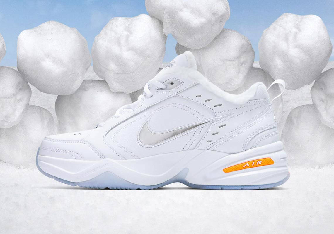 nike air monarch snow day