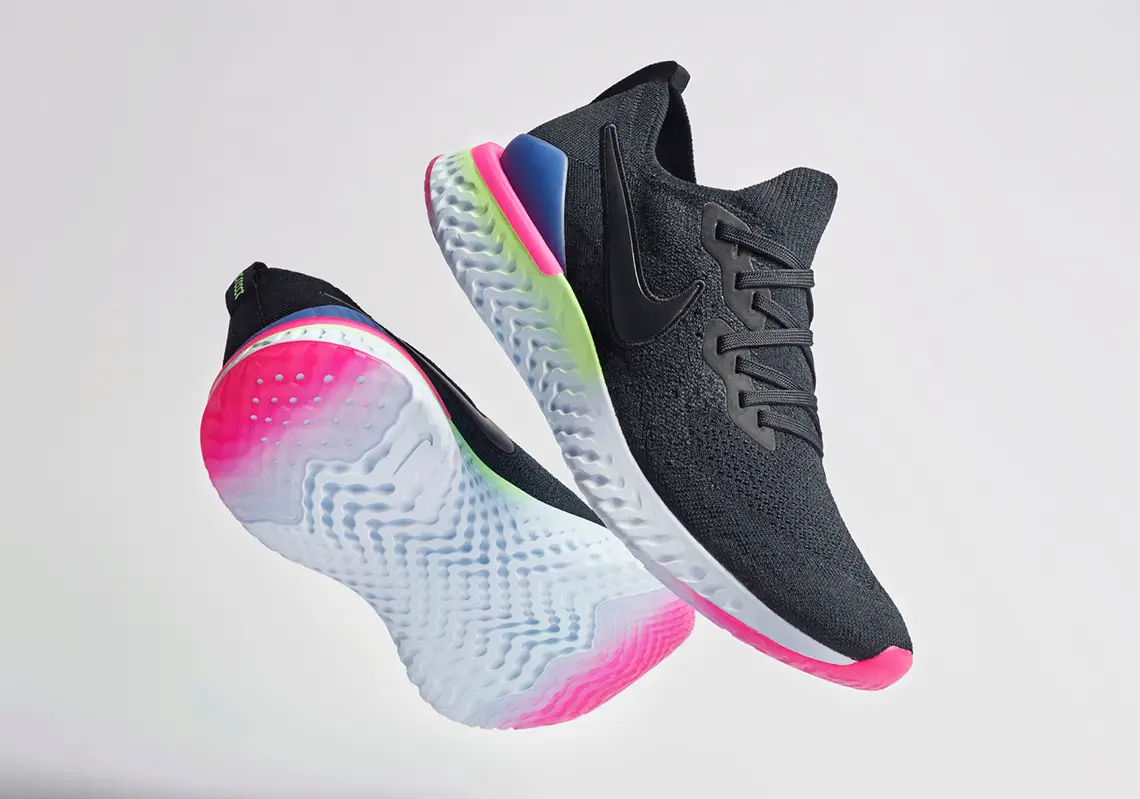 Nike epic react flyknit 2 vs 1 best sale