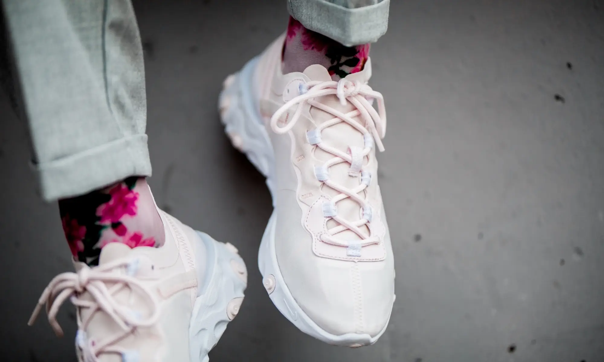 Nike's React Element 55 Has Just Arrived In Pretty Pastel Pink | The ...