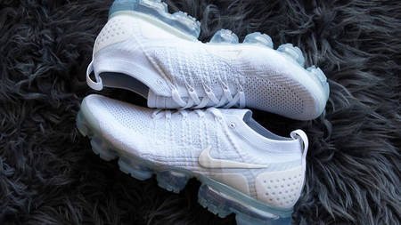 The Nike Air VaporMax Flyknit 2.0 'Pure Platinum' Is As Clean As It Gets