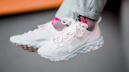 Nike's React Element 55 Has Just Arrived In Pretty Pastel Pink