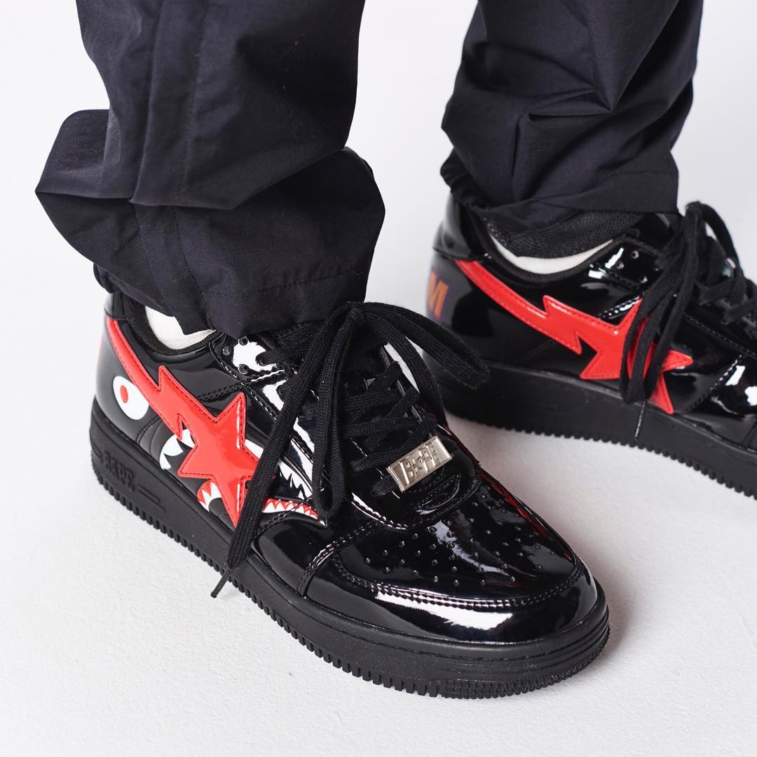 BAPE-y Shark: BAPE Brings Its Shark Motif To The BAPESTA | The Sole Supplier