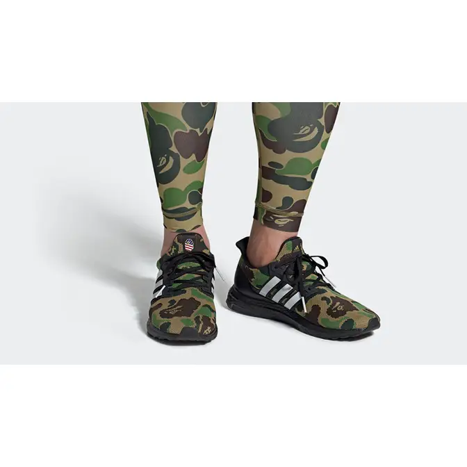 BAPE x adidas Boost Green | Where To Buy | F35097 | Sole Supplier
