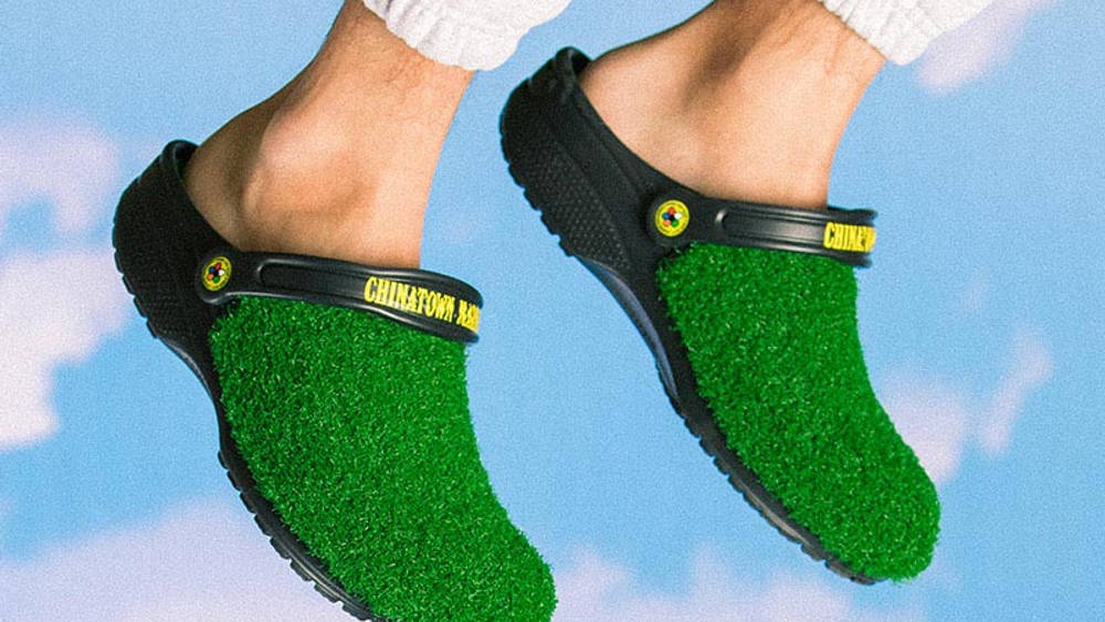 Crocs Gets Grassed Up With A Chinatown Market Collab Crocs Gets Grassed Up With A Chinatown Market Collab