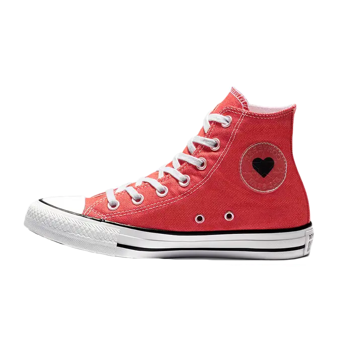 Converse Taylor All Star Sucker Love Denim High Top Red | Where To Buy | The Sole Supplier