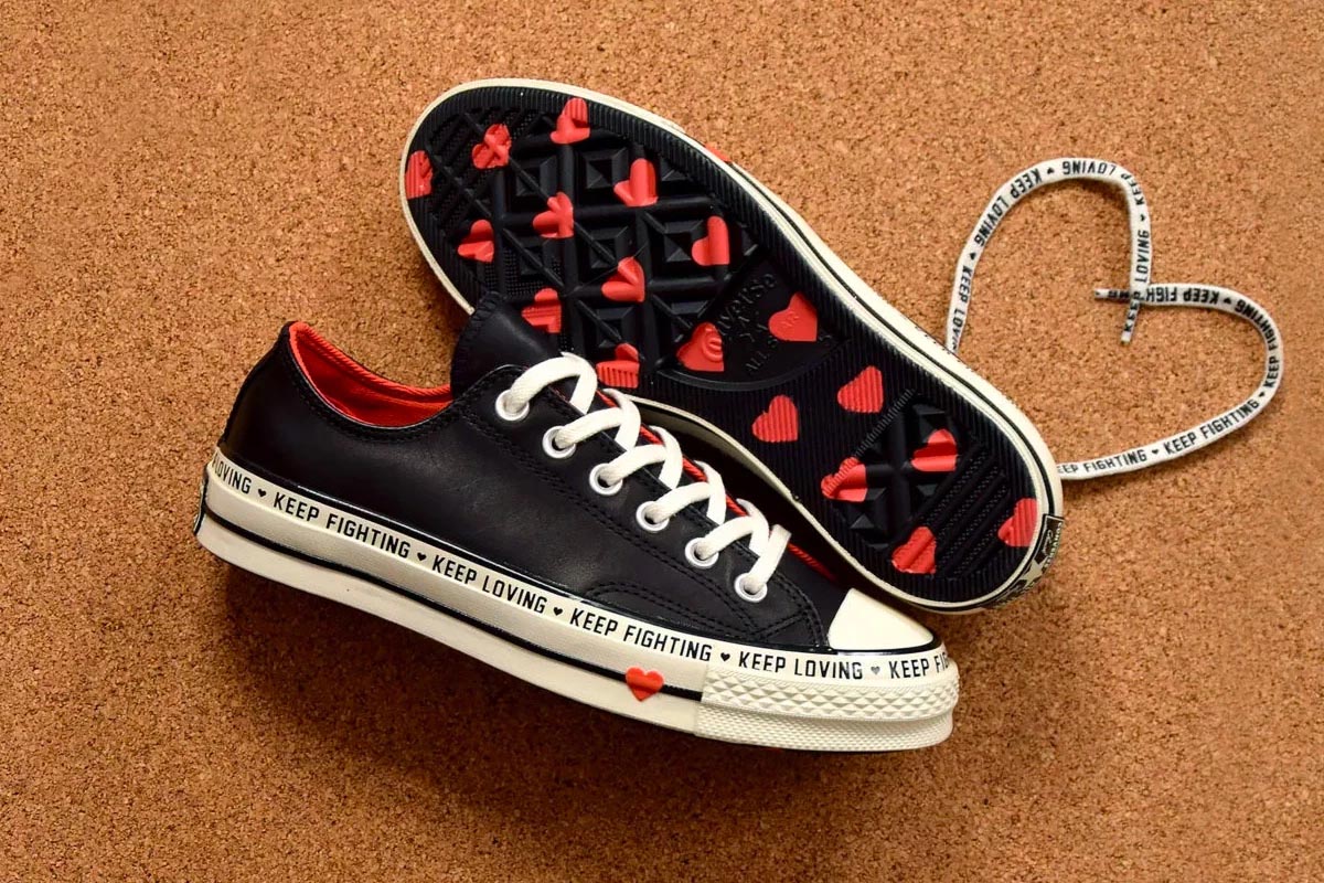 Converse love shop heart uk