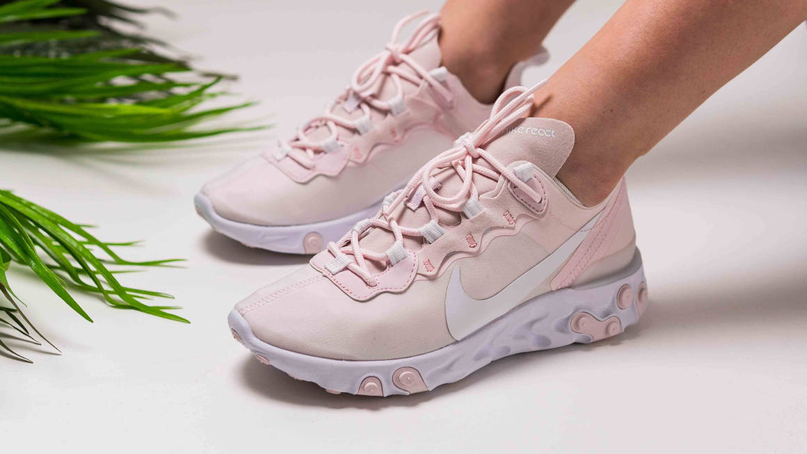 nike react pearl pink