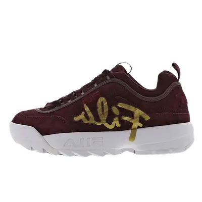 Fila disruptor maroon best sale