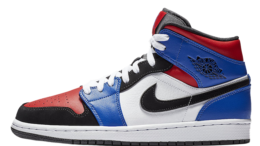 red white blue jordan 1