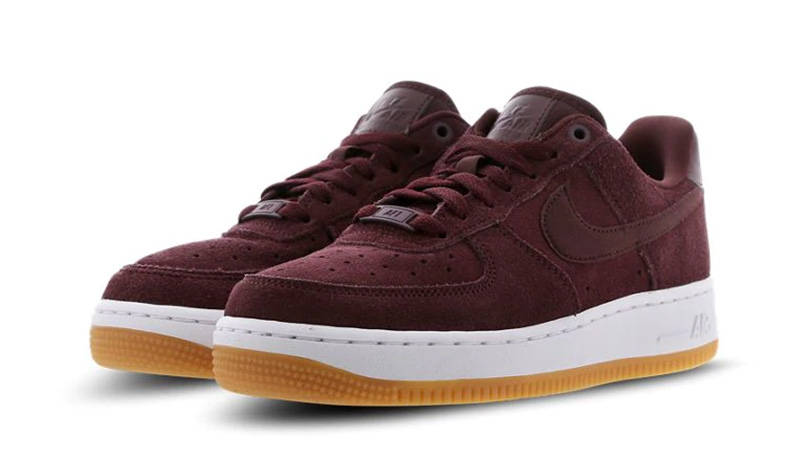 Nike Air Force 1 07 Burgundy White