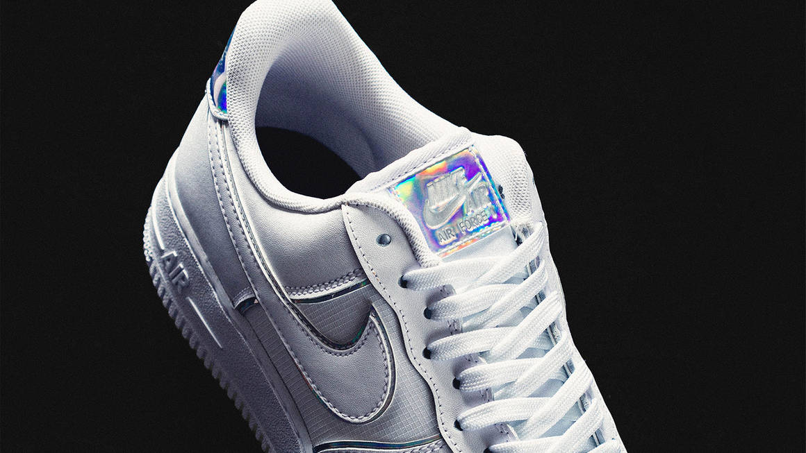 air force 1 iridescent reflective
