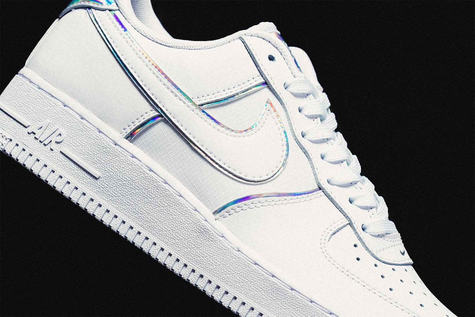nike air force 1 lv8 iridescent white
