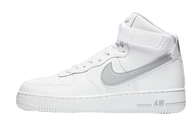 air force 1 high white and grey