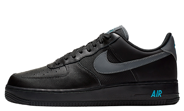Nike Air Force 1 Low Black Blue
