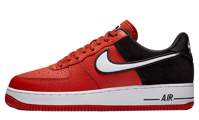 nike air force one black and red