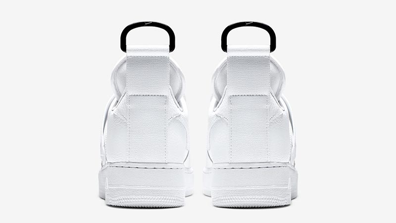 Nike Air Force 1 Utility White Black Sneaker AO1531-101 Men's Size