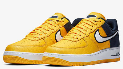 navy and yellow air force 1
