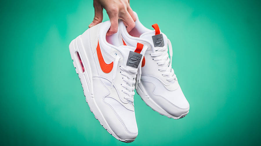 Nike Air Max 1 SE White Orange | Where To Buy | CD1530-100 | The Sole  Supplier