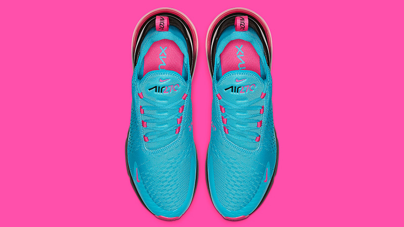 nike air max 270 blue and pink