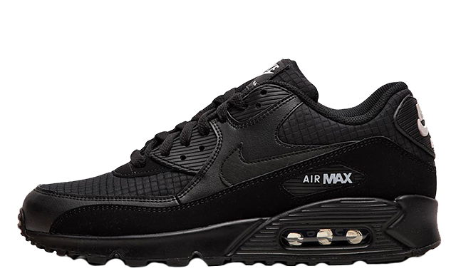 black nike air max essential