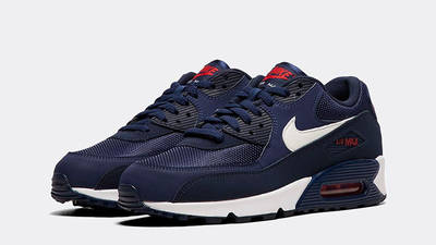 Nike Air Max 90 Essential Midnight Navy White | Where To Buy | AJ1285-403 |  The Sole Supplier