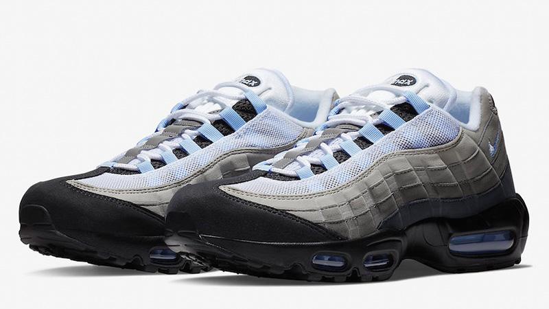 grey and light blue air max 95