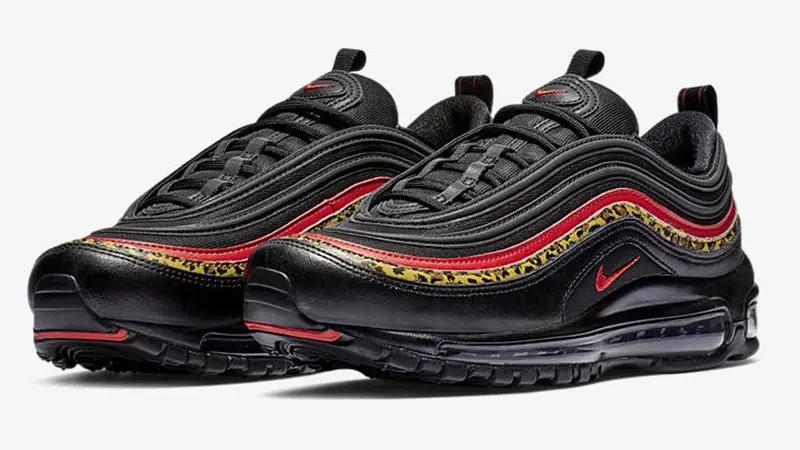 Black cheetah print air max 97 online