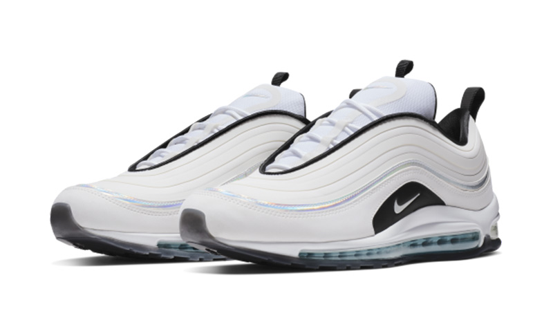 black and white striped air max 97