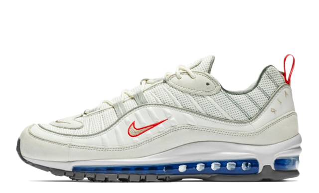 nike air max white and silver