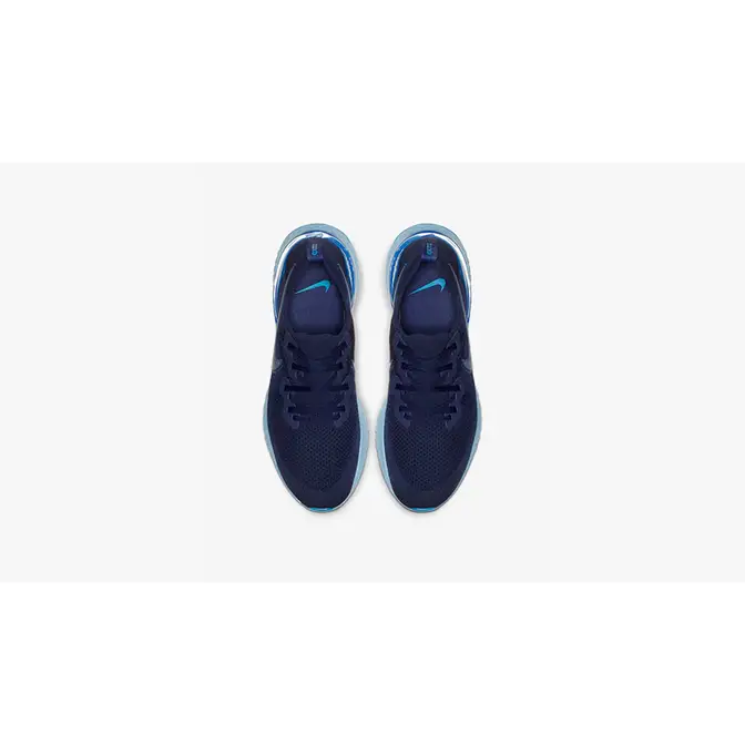 Nike epic react sales flyknit womens navy