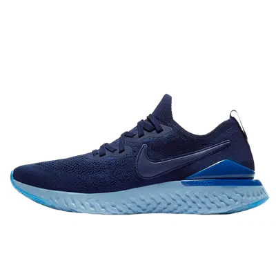 Nike epic react flyknit dark blue sale