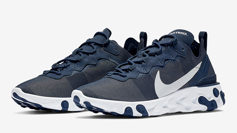 navy and white nike