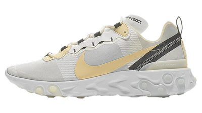 nike react element 55 all white