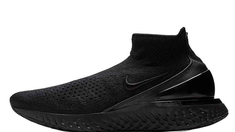 Nike Rise React Flyknit Triple Black | Where To Buy | AT9865-001 | The ...