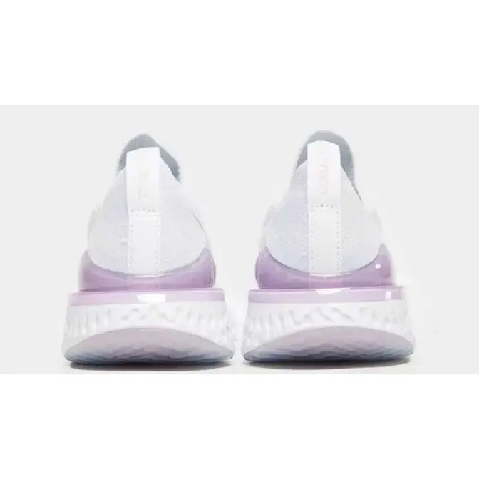 Epic react flyknit outlet 2 vast grey/white/court purple